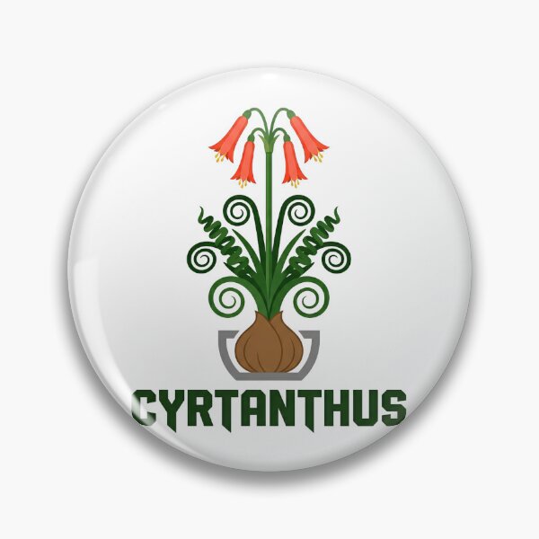 Item preview, Minimalist Cyrtanthus Spiralis Botanical Typography Graphic designed and sold by GreenDivisionJP.