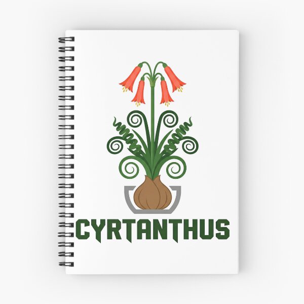 Item preview, Minimalist Cyrtanthus Spiralis Botanical Typography Graphic designed and sold by GreenDivisionJP.