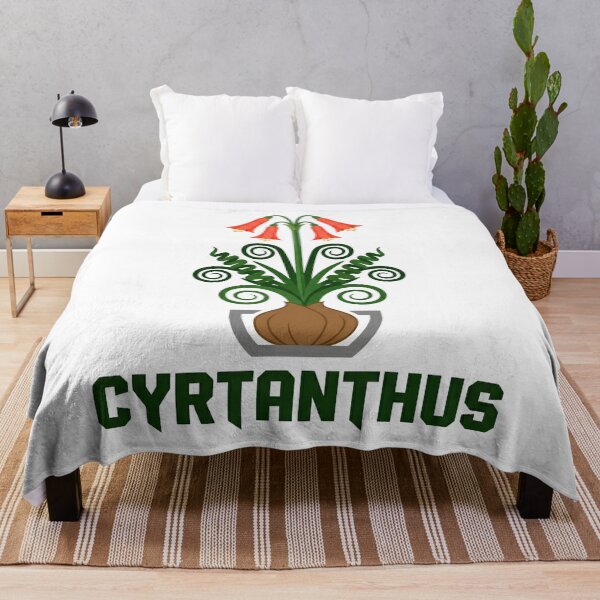 Item preview, Minimalist Cyrtanthus Spiralis Botanical Typography Graphic designed and sold by GreenDivisionJP.