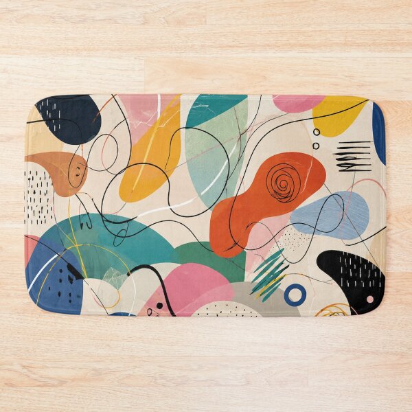 Item preview, Chromatic Flow | Modern Abstract Line design designed and sold by rigelcreation.