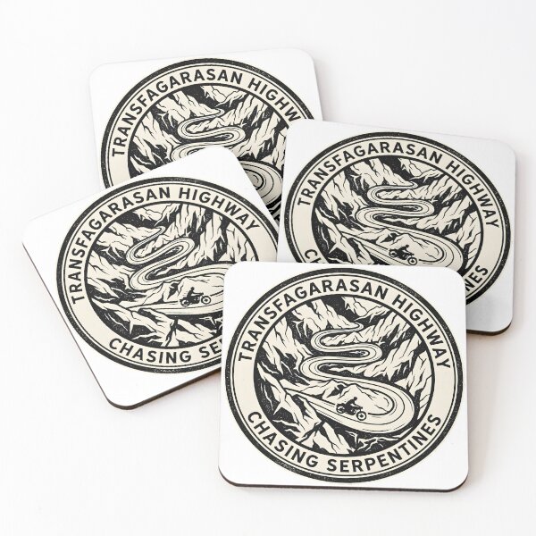 Item preview, Transfagarasan Highway Chasing Serpentines Vintage Badge designed and sold by FunkPrint.