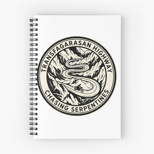 Item preview, Transfagarasan Highway Chasing Serpentines Vintage Badge designed and sold by FunkPrint.