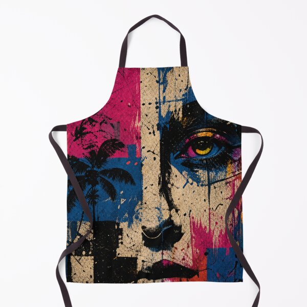 Item preview, Tropical Street Art Portrait Collage designed and sold by Sal Brasil Cultura ® .