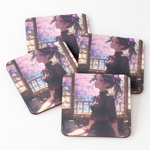 Item preview, Kanao Tsuyuri Demon Slayer Sakura Window Gaze designed and sold by earlobejerk.