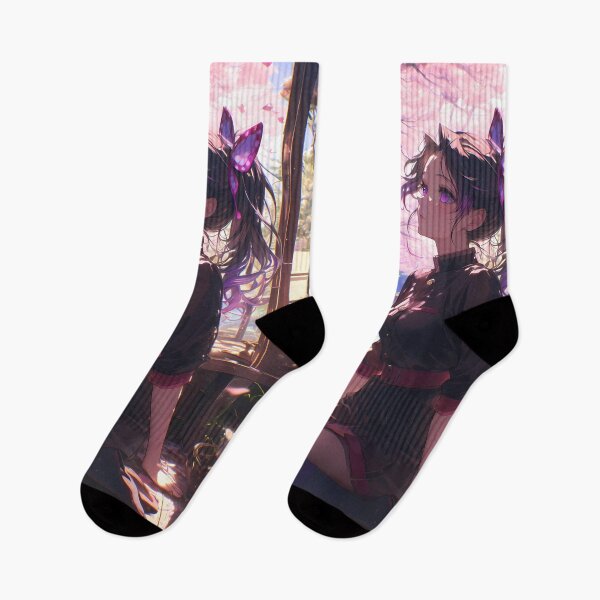 Item preview, Kanao Tsuyuri Demon Slayer Sakura Window Gaze designed and sold by earlobejerk.