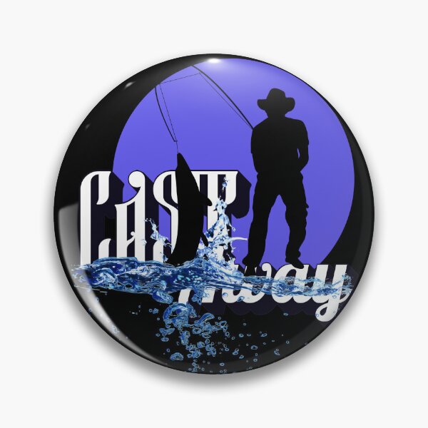 Item preview, Midnight Cast Away Purple Night Fishing Art designed and sold by AXENT Designs.