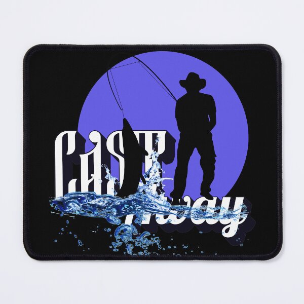 Item preview, Midnight Cast Away Purple Night Fishing Art designed and sold by AXENT Designs.