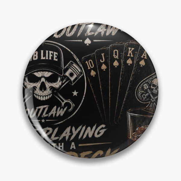 Item preview, Diesel Outlaw – Not Playing With a Full Deck | Skull, Whiskey & Royal Flush Trucker T-Shirt designed and sold by Diesel outlaw .