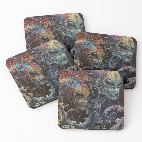 Item preview, Colorful Alien art form designed and sold by Ricewantstea.