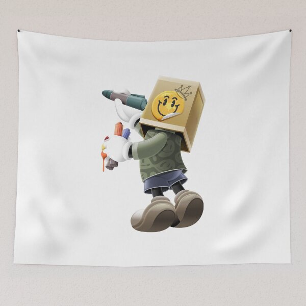 Item preview, Street Art Cartoon Character Drawing Graffiti designed and sold by Lexkon Liu's art.