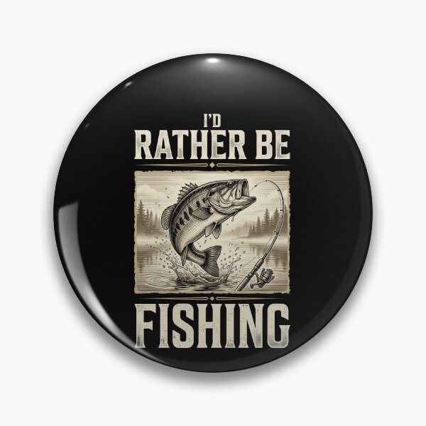 Item preview, I'd Rather Be Fishing Angler Fisherman Hobby designed and sold by SofenArt.