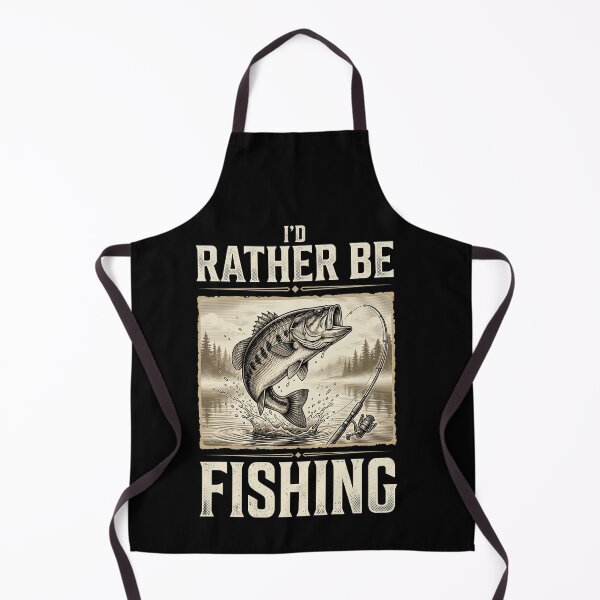 Item preview, I'd Rather Be Fishing Angler Fisherman Hobby designed and sold by SofenArt.