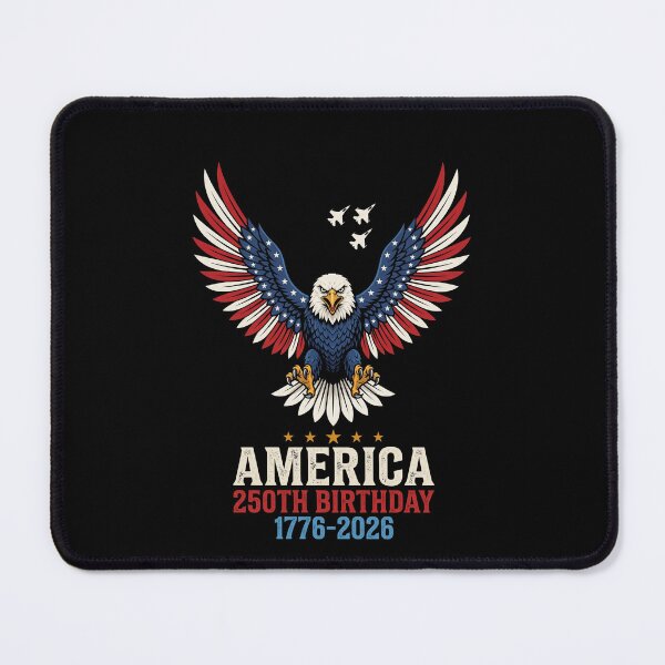 Item preview, America 250th Birthday 1776 - 2026 Patriotic United States Eagle Anniversary designed and sold by SofenArt.