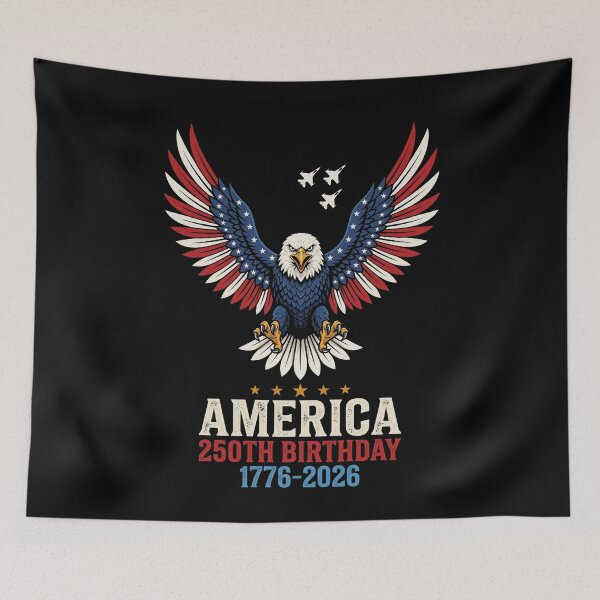 Item preview, America 250th Birthday 1776 - 2026 Patriotic United States Eagle Anniversary designed and sold by SofenArt.