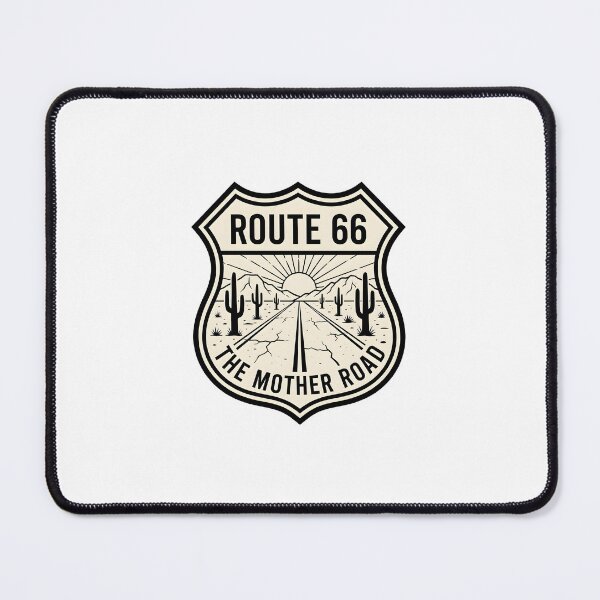 Item preview, Route 66 The Mother Road Vintage Shield Badge designed and sold by FunkPrint.