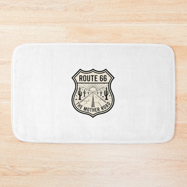 Item preview, Route 66 The Mother Road Vintage Shield Badge designed and sold by FunkPrint.