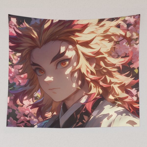 Item preview, Kyojuro Rengoku Demon Slayer Sakura Shadow Amber Gaze designed and sold by earlobejerk.