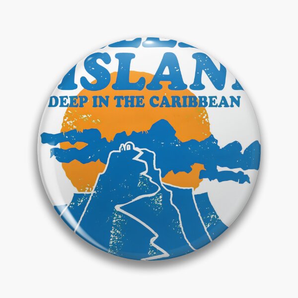 Item preview, Island Volcano Vintage Caribbean Adventure  designed and sold by myfiOriginals.