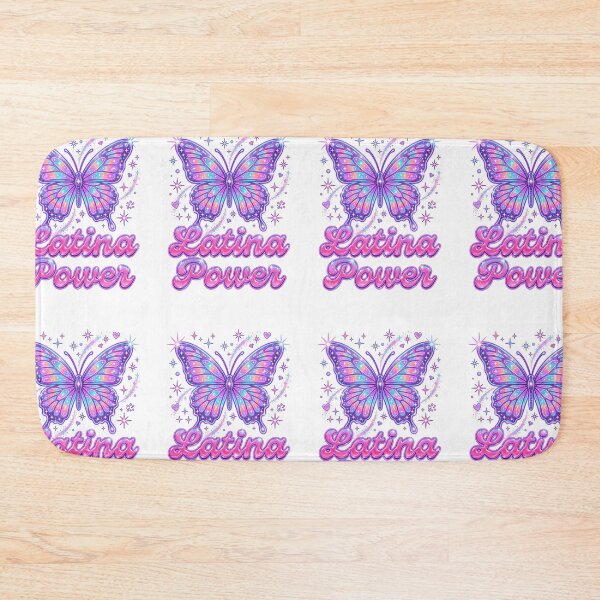 Item preview, Latina Power Y2K Sparkle Butterfly Liquid Chrome Graphic designed and sold by PictoVibe.