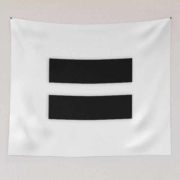 Item preview, EQUAL SYMBOL — Black Minimal Bold Type Statement designed and sold by WORDPAUSE.