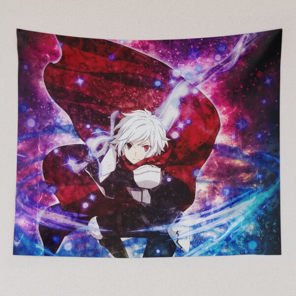 Item preview, Bell Cranel DanMachi Blue Crimson Hero Aura designed and sold by mildaclairmo.