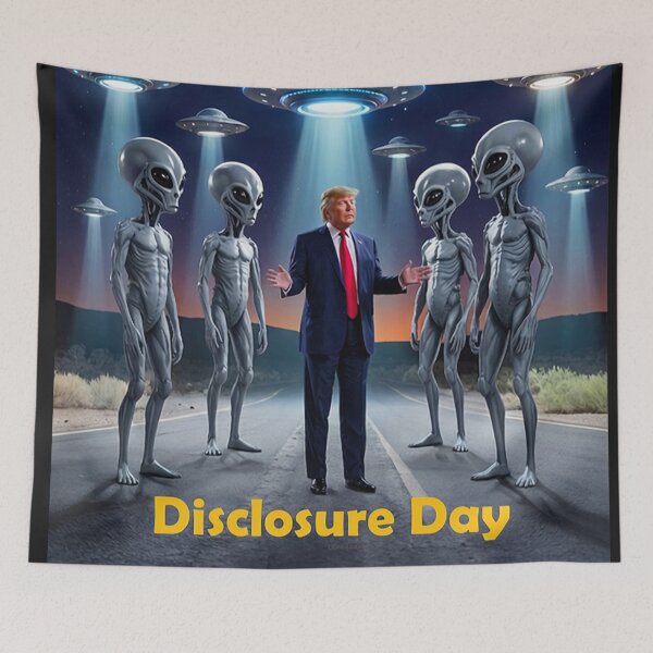 Item preview, 47th Are You Still Talking About DISCLOSURE?  Aliens Celebrating USA 250th Anniversary designed and sold by DBM Photo Art 1.