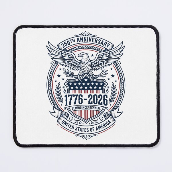 Item preview, USA 250th Anniversary Retro Eagle Semi Quincentennial 1776 2026 designed and sold by PictoVibe.