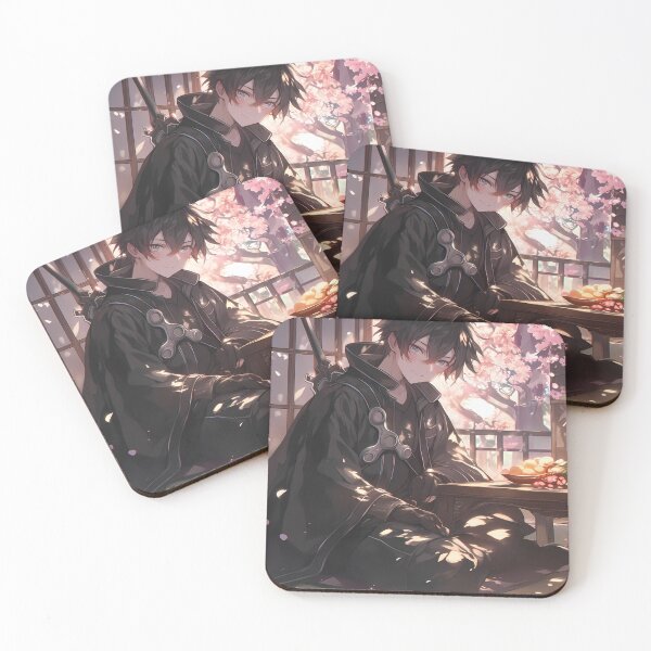 Item preview, Kirito Sword Art Online Cherry Blossom Cozy Spring Calm designed and sold by earlobejerk.