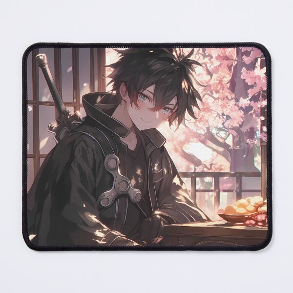 Item preview, Kirito Sword Art Online Cherry Blossom Cozy Spring Calm designed and sold by earlobejerk.