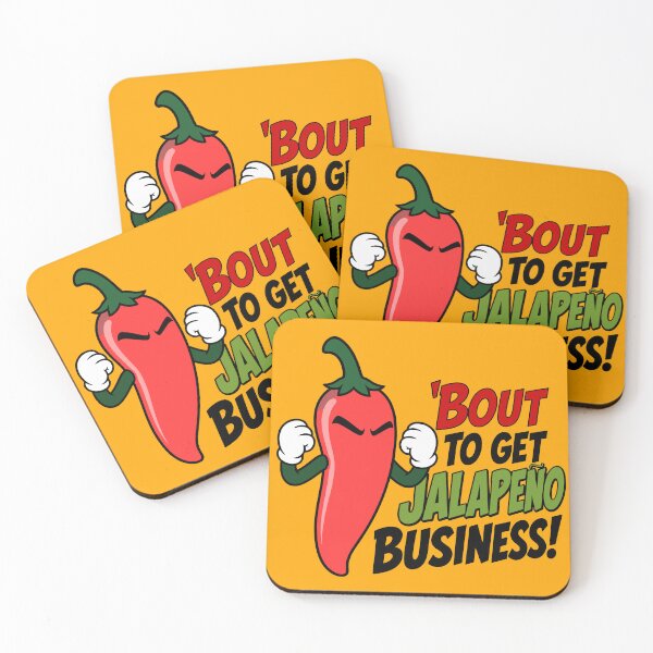 Item preview, About to Get Jalapeno Business | Funny Dad-Joke Jalapeno Tee designed and sold by ShirtRemarks.