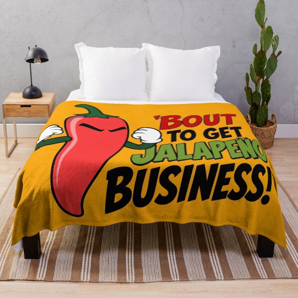 Item preview, About to Get Jalapeno Business | Funny Dad-Joke Jalapeno Tee designed and sold by ShirtRemarks.