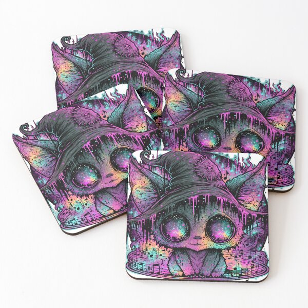 Item preview, Galaxy Witch Cat – Cosmic Horror Drip Art designed and sold by DonaldWaltersxx.