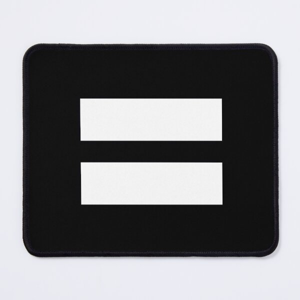 Item preview, EQUAL SYMBOL — White Minimal Bold Type Statement designed and sold by WORDPAUSE.