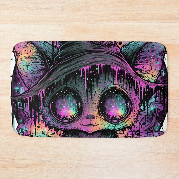 Item preview, Galaxy Witch Cat – Cosmic Horror Drip Art designed and sold by DonaldWaltersxx.
