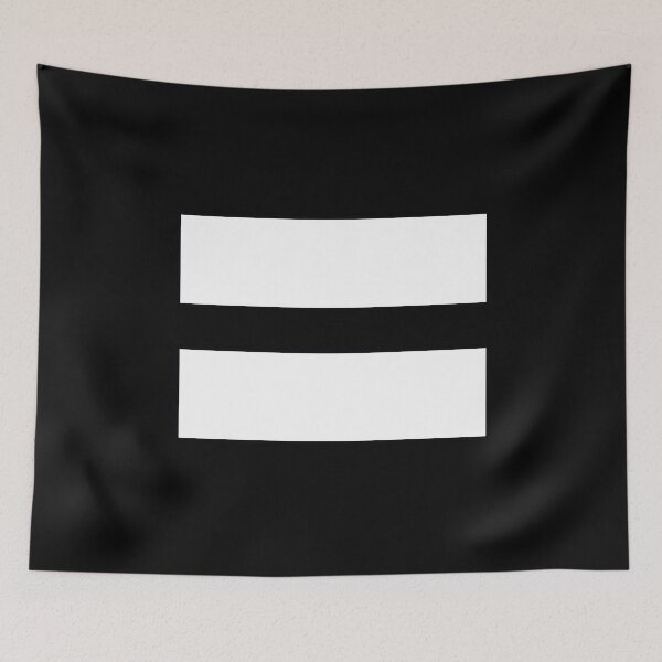 Item preview, EQUAL SYMBOL — White Minimal Bold Type Statement designed and sold by WORDPAUSE.