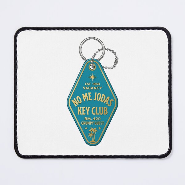 Item preview, No Me Jodas Key Club Funny Retro Motel Keychain Sarcastic designed and sold by PictoVibe.