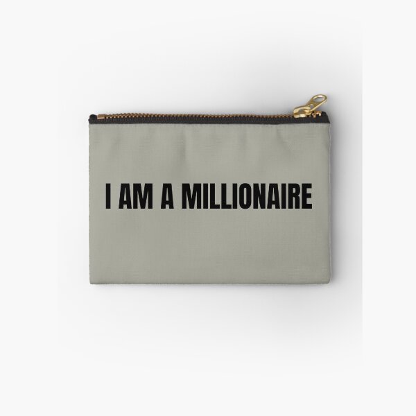 Item preview, I Am A Millionaire Quote  designed and sold by Abundance Activation 11.11.