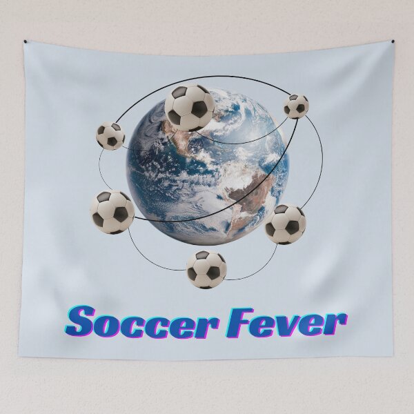Item preview, Soccer Fever designed and sold by bubblyrainbow.