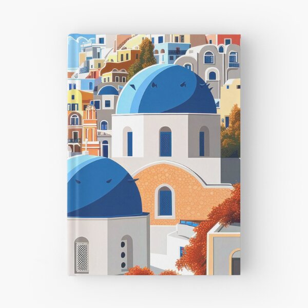 Item preview, Santorini Island Greece Breathtaking Cliffside Scenic Digital Art  designed and sold by DEC02.