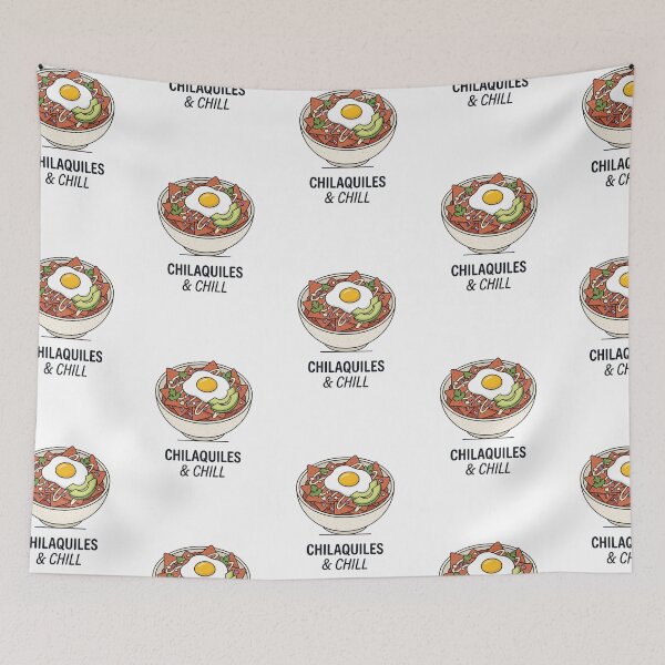 Item preview, Chilaquiles And Chill Minimalist Foodie Brunch Kitchen Decor designed and sold by PictoVibe.