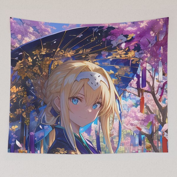 Item preview, Alice Zuberg Sword Art Online Kimono Sakura Parasol designed and sold by earlobejerk.