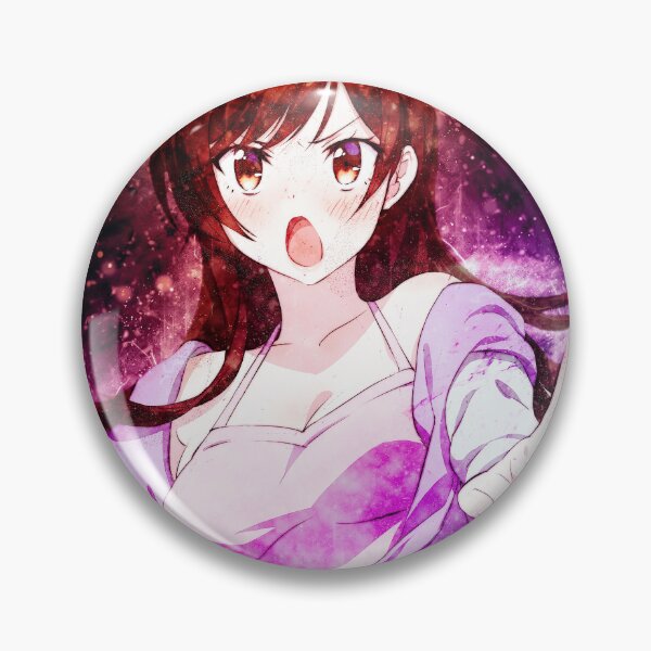 Item preview, Mizuhara Chizuru Rent A Girlfriend Purple Star Anime Girl designed and sold by mildaclairmo.