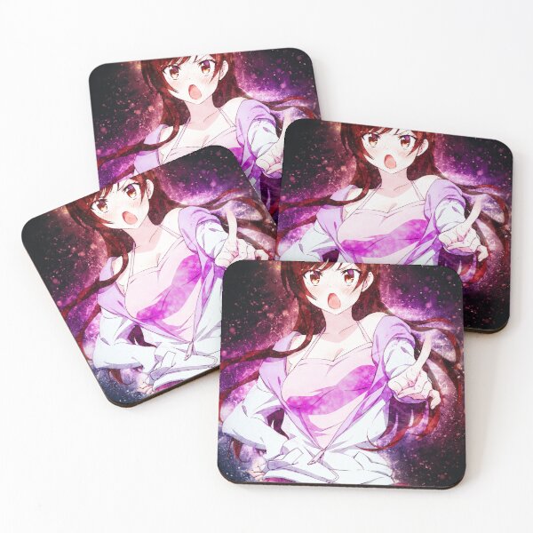 Item preview, Mizuhara Chizuru Rent A Girlfriend Purple Star Anime Girl designed and sold by mildaclairmo.