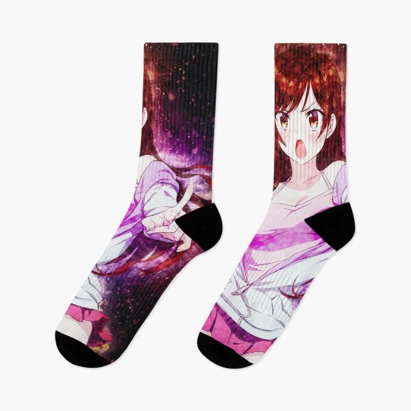 Item preview, Mizuhara Chizuru Rent A Girlfriend Purple Star Anime Girl designed and sold by mildaclairmo.