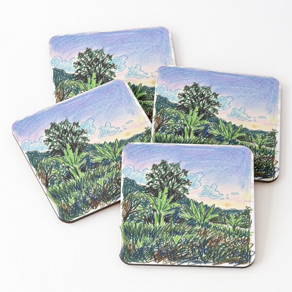 Item preview, sunset in the countryside designed and sold by CristianCEB.