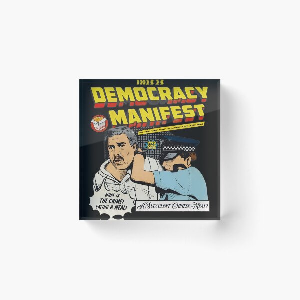 Item preview, Manifest Comic Style Meal Time Quote Art designed and sold by Bassot-Studio.