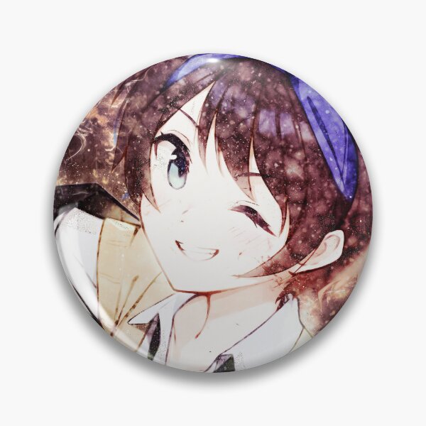 Item preview, Ruka Sarashina Rent A Girlfriend Blue Bow Wink Anime Girl designed and sold by mildaclairmo.