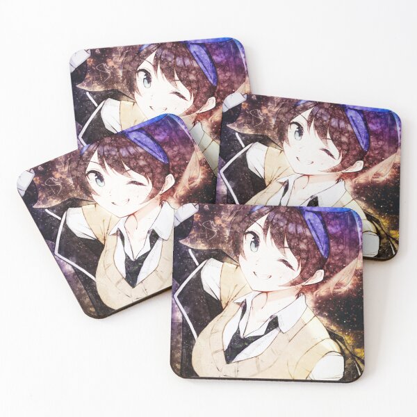 Item preview, Ruka Sarashina Rent A Girlfriend Blue Bow Wink Anime Girl designed and sold by mildaclairmo.