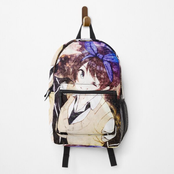 Item preview, Ruka Sarashina Rent A Girlfriend Blue Bow Wink Anime Girl designed and sold by mildaclairmo.