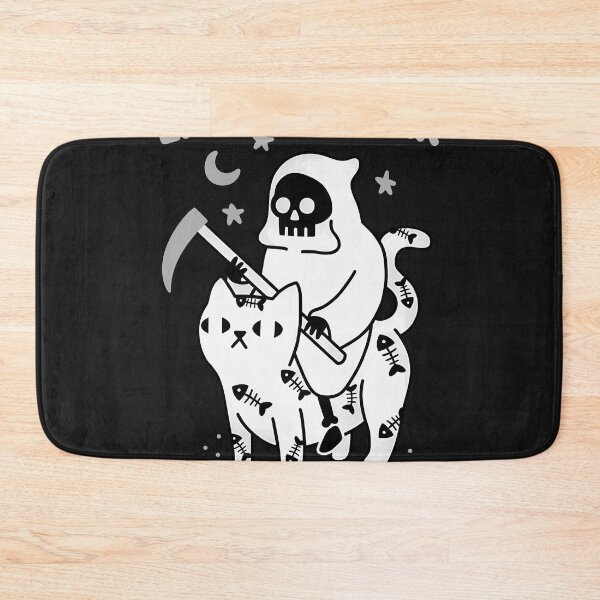 Item preview, Feline Companion of Death Graphic designed and sold by Bassot-Studio.